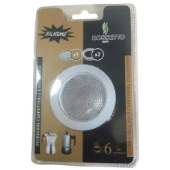 Discount ACCESSOIRES 2 joints + filtre rechange pour cafetière italienne 6 tasses Cafetière Italienne
