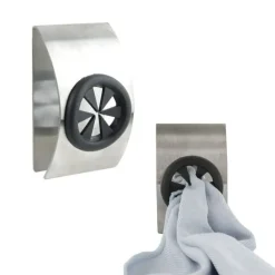 Discount Accroche torchon en inox adhésif Vaisselle, Linge De Table