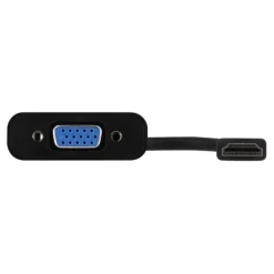 Best Adaptateur HDMI Mâle vers VGA Femelle avec Sortie Audio Jack – Full HD 1080p Connectique Informatique