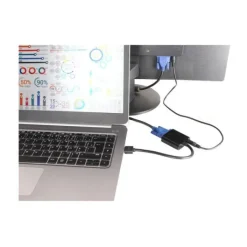 Best Adaptateur HDMI Mâle vers VGA Femelle avec Sortie Audio Jack – Full HD 1080p Connectique Informatique