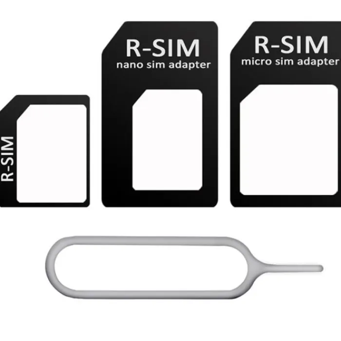 New Adaptateur nano-micro-stand.SIM+PIN pour iPhone 4/4S/5 Accessoires Téléphone