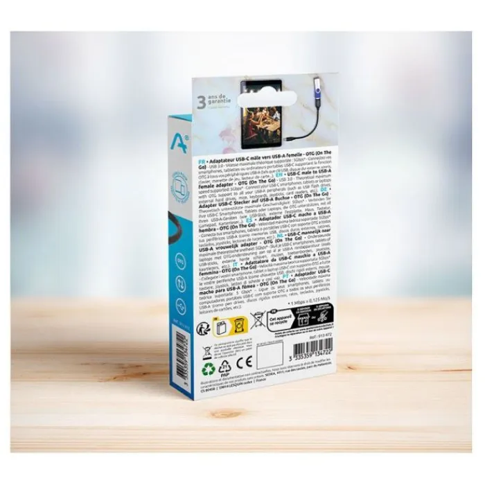 Clearance Adaptateur OTG USB-C - USB Femelle Connectique Informatique
