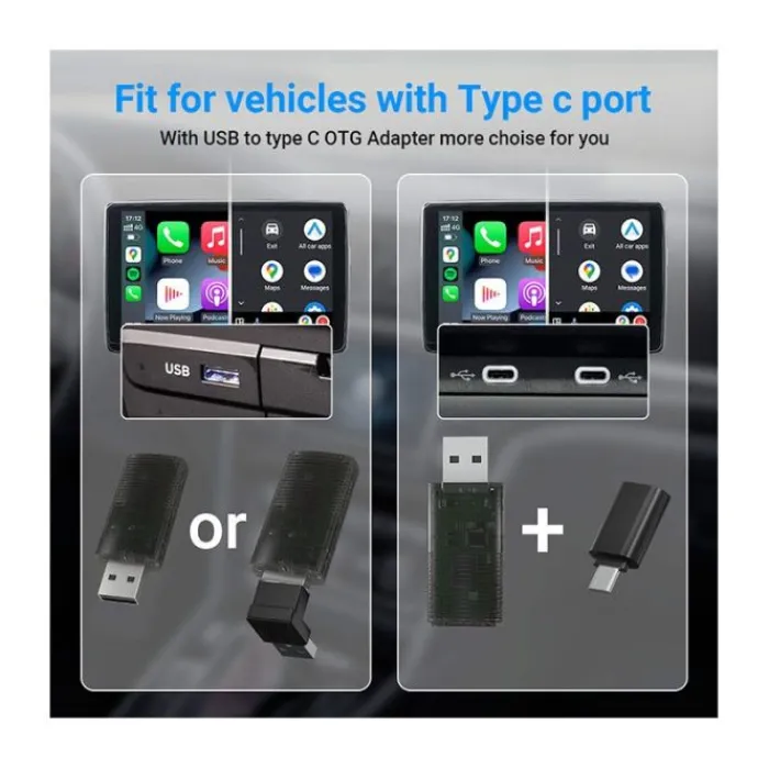 Online Adaptateur TECHNNAX USB Carplay android Dashcam, Carplay