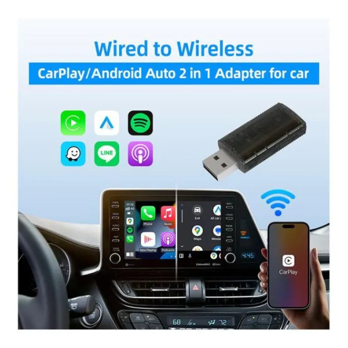 Online Adaptateur TECHNNAX USB Carplay android Dashcam, Carplay