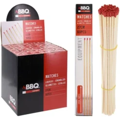Best Allumettes longues x 60 pièces Ustensiles Barbecue, Sac À Charbon