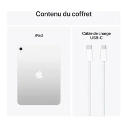 New iPad (A16) 11" 128Go Argent Tablette