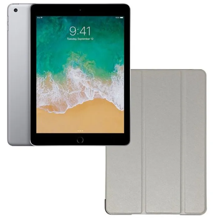 Clearance iPad 5 (2017) 9,7" 32Go Gris WiFi - Reconditionné grade éco+ Coque Ipad Reconditionné