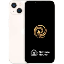 Clearance iPhone 13 128Go Blanc Reconditionné grade éco Batterie neuve Iphone Reconditionné|Smartphone