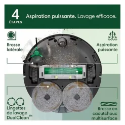 Aspirateur robot laveur ROOMBA PLUS 406 COMBO + AUTO WASH DOCK Aspirateur Robot