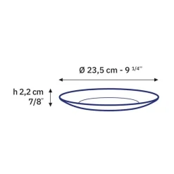 Sale Assiette Lys saphir 23cm Vaisselle, Linge De Table