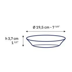 Outlet Assiette Lys vert coupelle diamètre 19.5 cm Vaisselle, Linge De Table