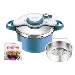 Clearance Autocuiseur clipso minut duo 7L bleu Autocuiseur, Cocotte Minute