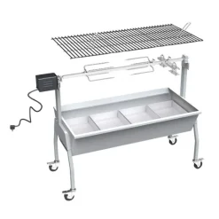 Barbecue charbon tournebroche XXL Barbecue Charbon