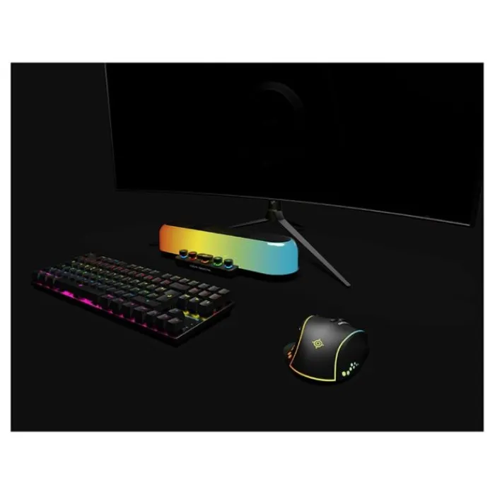 Online Barre de son gaming pour PC Bluetooth URSAE-GS205 RGB Micro, Enceintes Pc Gaming