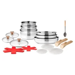 Best Batterie de cuisine 20 pièces Batterie De Cuisson