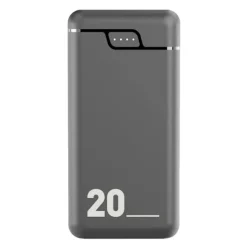 New Batterie externe 20 000 mAh Grise Batterie Externe