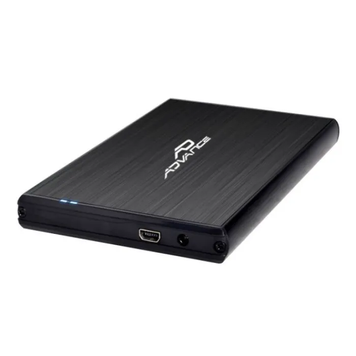 Hot Boitier Disque dur 2,5" USB 3.0 Aluminium Noir Brossé – Plug & Play Disque Dur Interne, Ssd