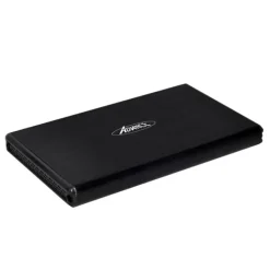 Hot Boitier Disque dur 2,5" USB 3.0 Aluminium Noir Brossé – Plug & Play Disque Dur Interne, Ssd