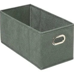 Discount Boîte de rangement pliable kaki 15x31 cm Mobilier, Décoration