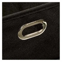 Clearance Boîte de rangement pliable noire 15x31 cm Mobilier, Décoration