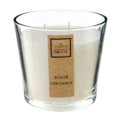 Hot BOUGIE citronnelle 500gr pot verre Mobilier, Décoration