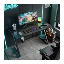 Sale Bureau gaming BG120 Noir Bureau Gaming