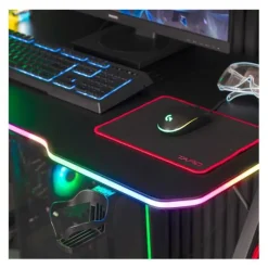 New Bureau gaming LED AMS-DESK120Z ASTRA Noir Bureau Gaming
