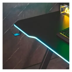 New Bureau gaming LED AMS-DESK120Z ASTRA Noir Bureau Gaming