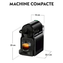 Hot Cafetière Nespresso Inissia EN80 Machine À Dosettes, Capsules