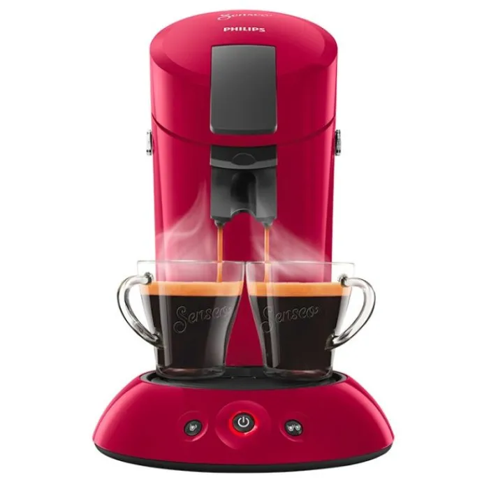 Online Cafetière PHILIPS HD6553/81 rouge Machine À Dosettes, Capsules