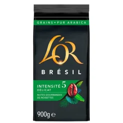 Online Café grains BRESIL 900g pour broyeurs et robots cafés Dosettes Café