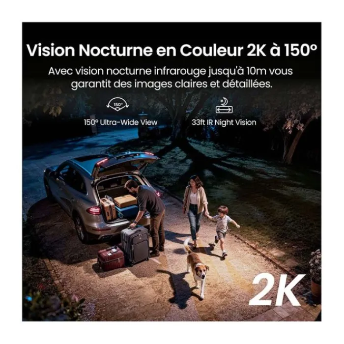 Discount Caméra de sécurité extérieure FLOODLIGHT F310B avec panneau solaire Caméra De Surveillance