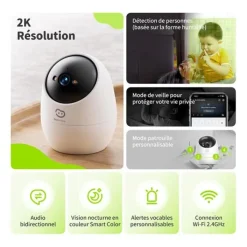 Hot Caméra de surveillance D210 2K Caméra De Surveillance