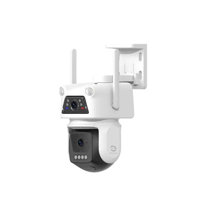 New Caméra de surveillance D320 Dual 2 K Blanche Caméra De Surveillance