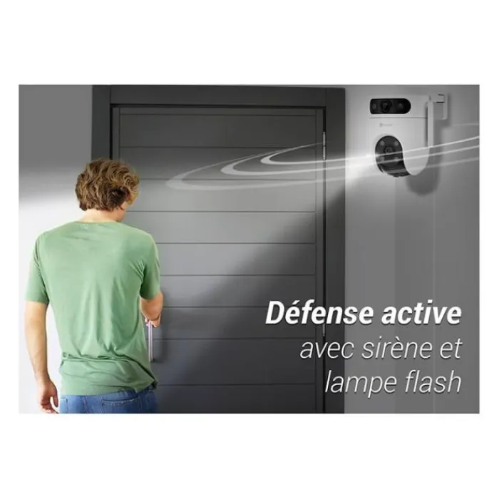 New Caméra de Surveillance H9C dual objectif 2K + 2K Caméra De Surveillance