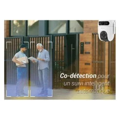 New Caméra de Surveillance H9C dual objectif 2K + 2K Caméra De Surveillance