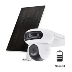 New Caméra de Surveillance sur batterie HB90 4MP 2K+ avec Panneau Solaire Caméra De Surveillance