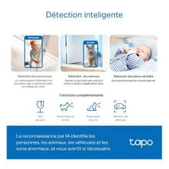 New Caméra de surveillance C230 3K 5 MP Intérieure motorisée Caméra De Surveillance