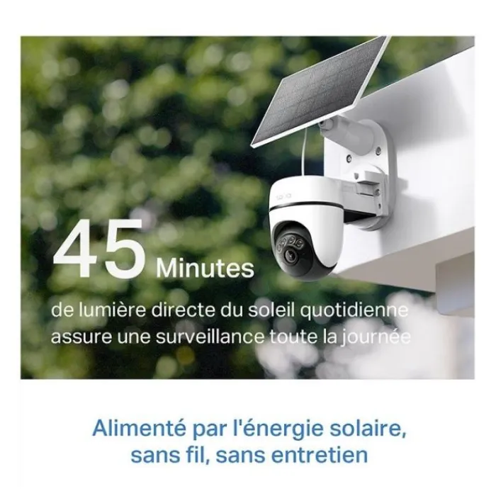 Best Caméra de surveillance TC90 + Panneau solaire Caméra De Surveillance