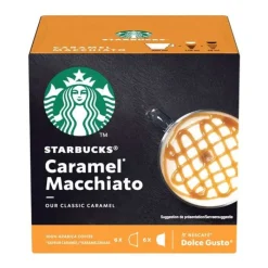 Hot Capsules ® by NESCAFE® Dolce Gusto® Caramel Machiatto x 12 Dosettes Café