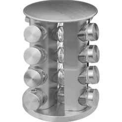 Best Carrousel rotatif à épices 16 pots en verre Ustensiles De Cuisine