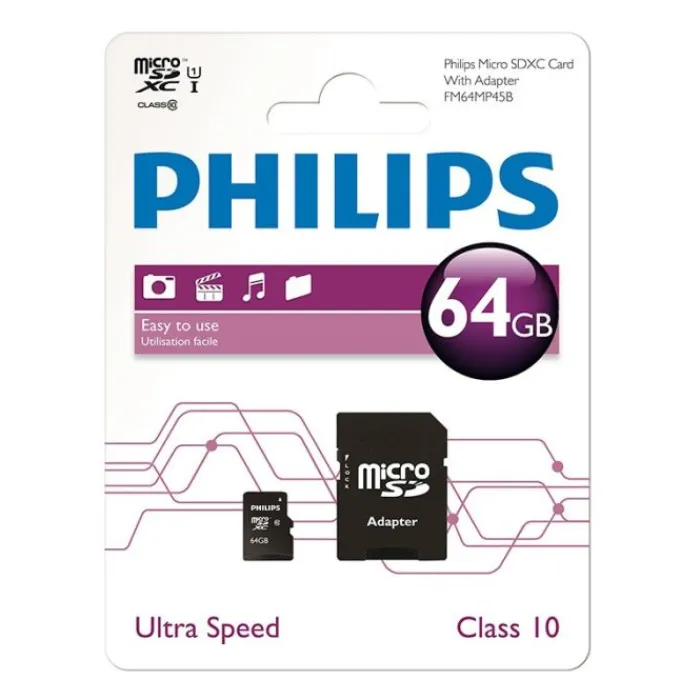 Discount Carte Micro SD 64 Go Class10 Carte Mémoire Micro-Sd
