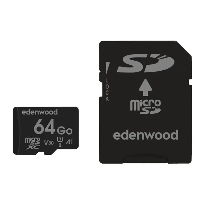 Online Carte Mémoire micro SD 64 Go + Adaptateur – Grande Capacité et Polyvalence Carte Mémoire Micro-Sd