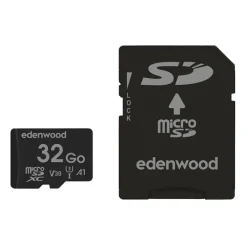 Discount Carte Mémoire micro SD 32 Go + Adaptateur – Stockage Pratique Haute Compatibilité Carte Mémoire Micro-Sd