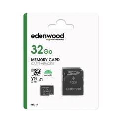 Discount Carte Mémoire micro SD 32 Go + Adaptateur – Stockage Pratique Haute Compatibilité Carte Mémoire Micro-Sd