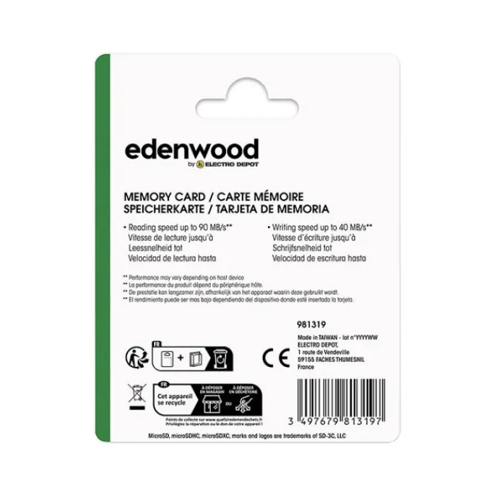 Discount Carte Mémoire micro SD 32 Go + Adaptateur – Stockage Pratique Haute Compatibilité Carte Mémoire Micro-Sd