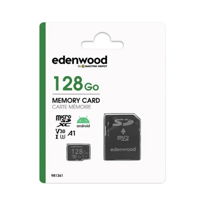 Discount Carte Mémoire micro SD 128 Go + Adaptateur – Stockage Haute Capacité à Petit Prix Carte Mémoire Micro-Sd