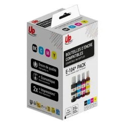 Discount Cartouche compatible Epson EcoTank 104 - Pack de 4 - magenta, cyan, noir, jaune Cartouche Imprimante Pour Epson