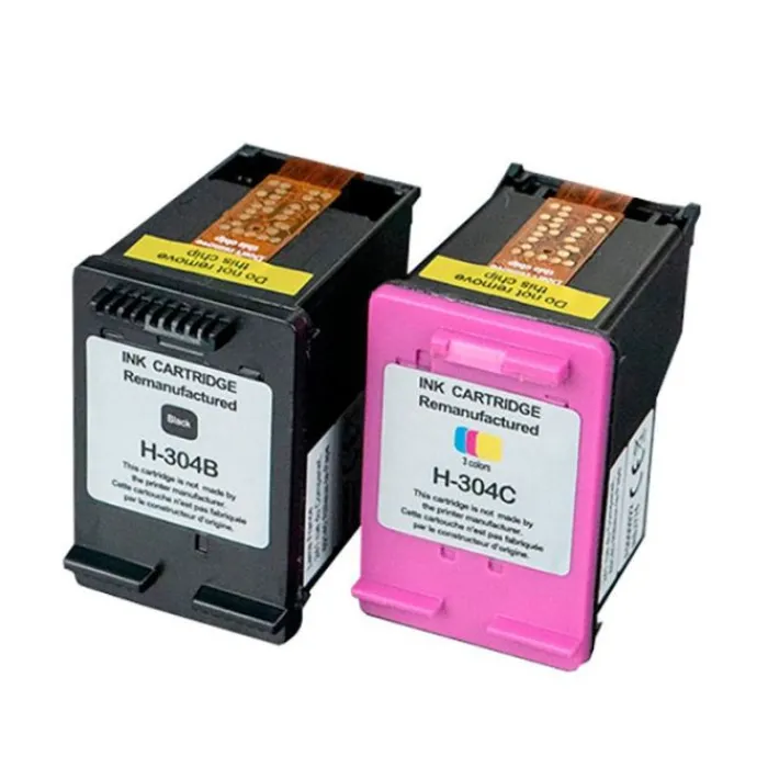Hot Cartouche d'encre compatible HP H 304 noir et couleurs Cartouche Imprimante Pour Hp