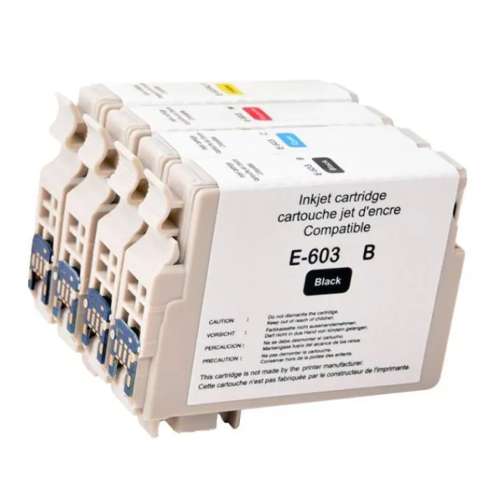 Sale Cartouche d'encre compatible Epson E 603 pack noir et couleurs - Etoile de mer Cartouche Imprimante Pour Epson
